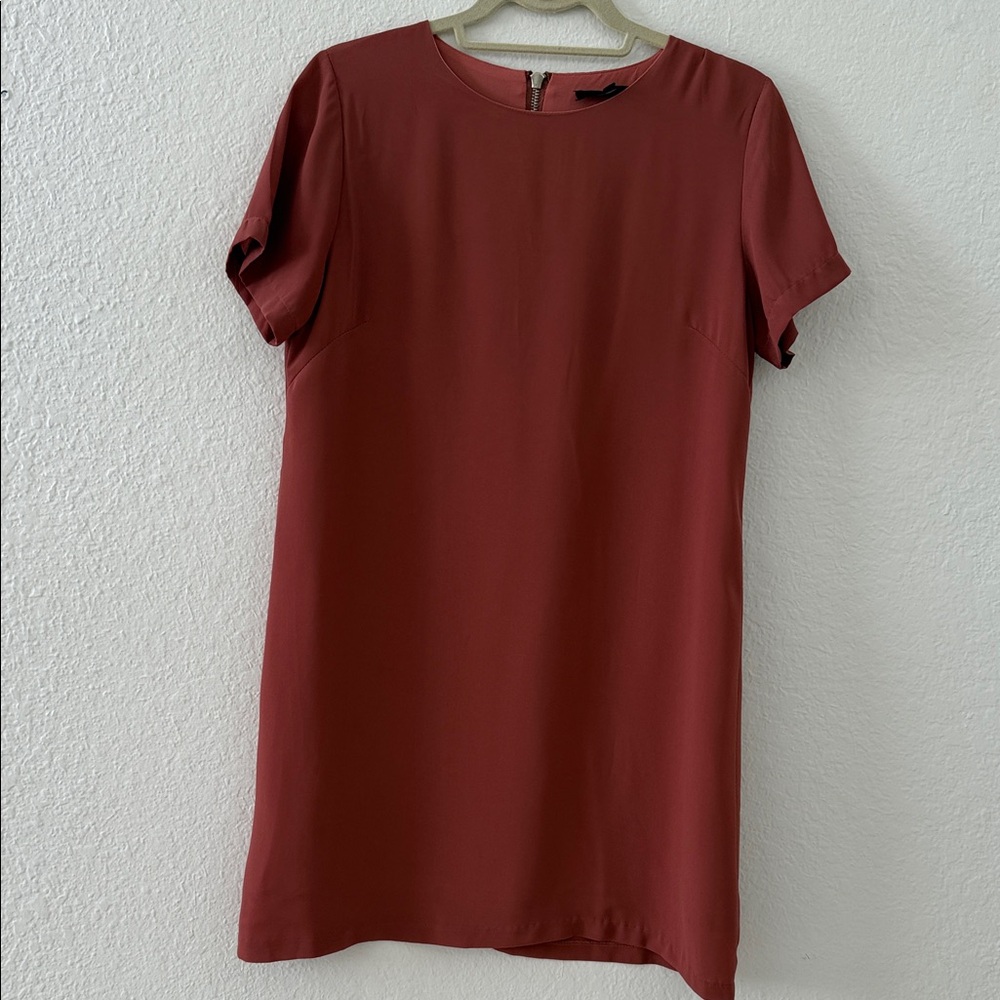 Olivaceous Rust Red Dress